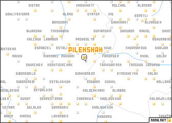 map of Pīleh Shāh