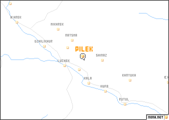 map of Pilek