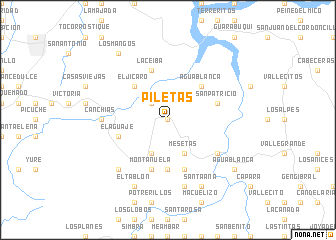 map of Piletas