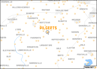 map of Pilgerts