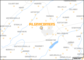 map of Pilgrim Corners