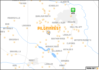 map of Pilgrim Rest