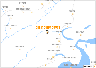 map of Pilgrims Rest