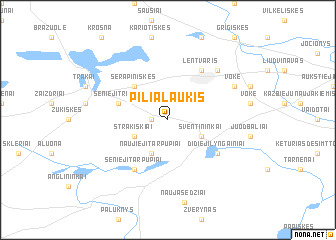 map of Pilialaukis