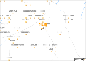 map of Pilia