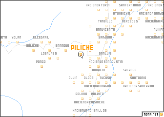 map of Piliche