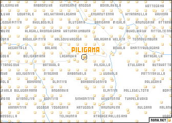 map of Piligama