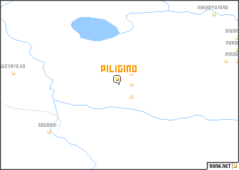 map of Piligino