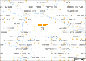 map of Piliny