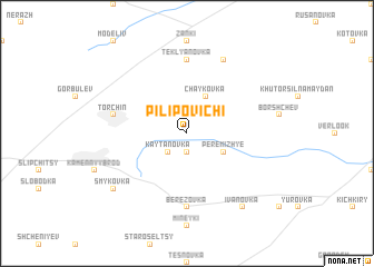 map of Pilipovichi