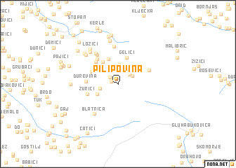 map of Pilipovina