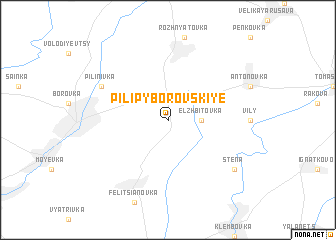 map of Pilipy-Borovskiye