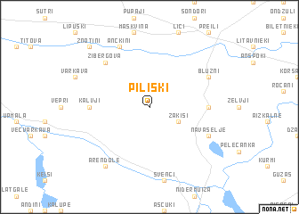 map of Piliški