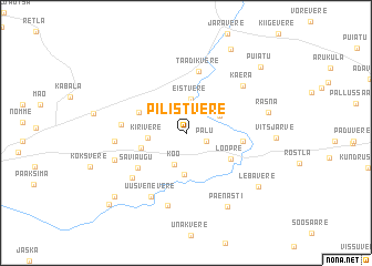 map of Pilistvere