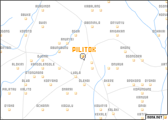 map of Pilitok