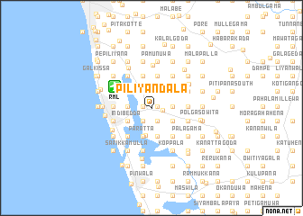 Piliyandala (Sri Lanka) map - nona.net