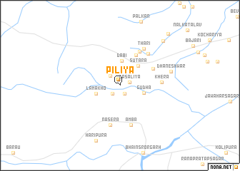 map of Pīliya