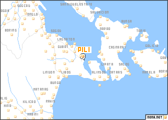 map of Pili