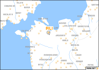 map of Pili