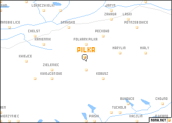 map of Piłka