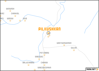 map of Pīl Kūshkān