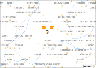 map of Pillac