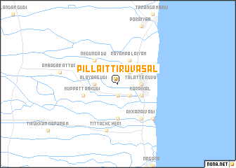 map of Pillaittiruvāsal
