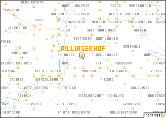 map of Pillingerhof