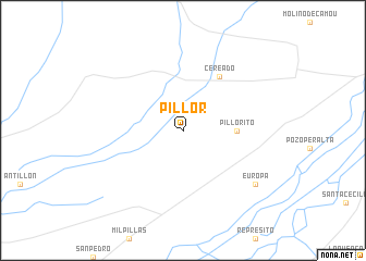 map of Pillor