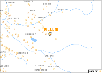 map of Pilluni