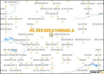 map of Pilmersreuth am Wald