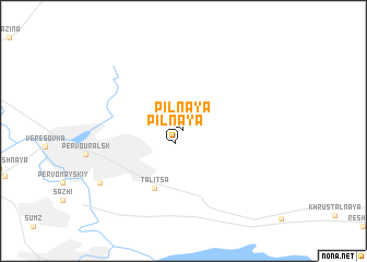 map of Pilʼnaya