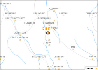 map of Pilões