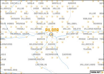 map of Piloña