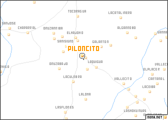 map of Piloncito