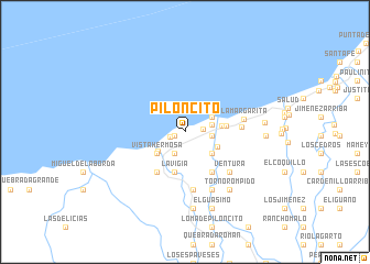 map of Piloncito