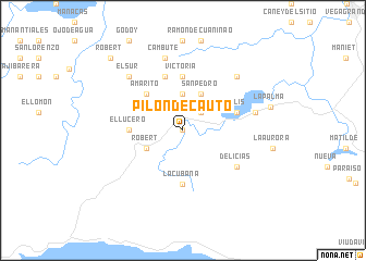 map of Pilón de Cauto