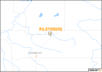 map of Pilot Mound