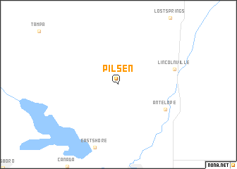 map of Pilsen