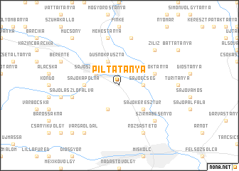 map of Piltatanya