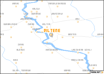 map of Piltene