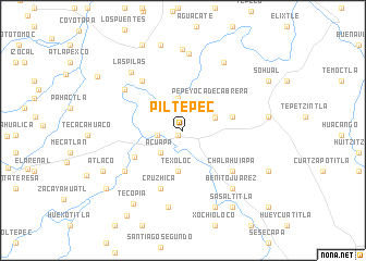 map of Piltepec