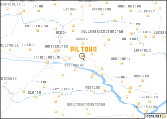 map of Piltown