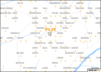 map of Pilum