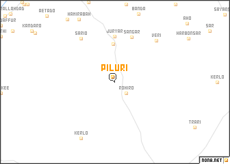 map of Pilūri