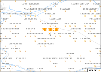 map of Pimançon