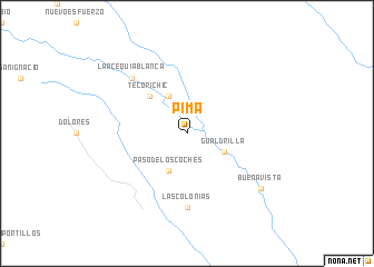 map of Pima