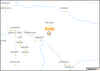 map of Pimbí