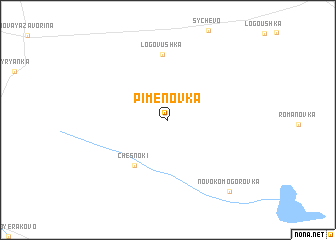 map of Pimenovka