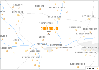 map of Pimenovo